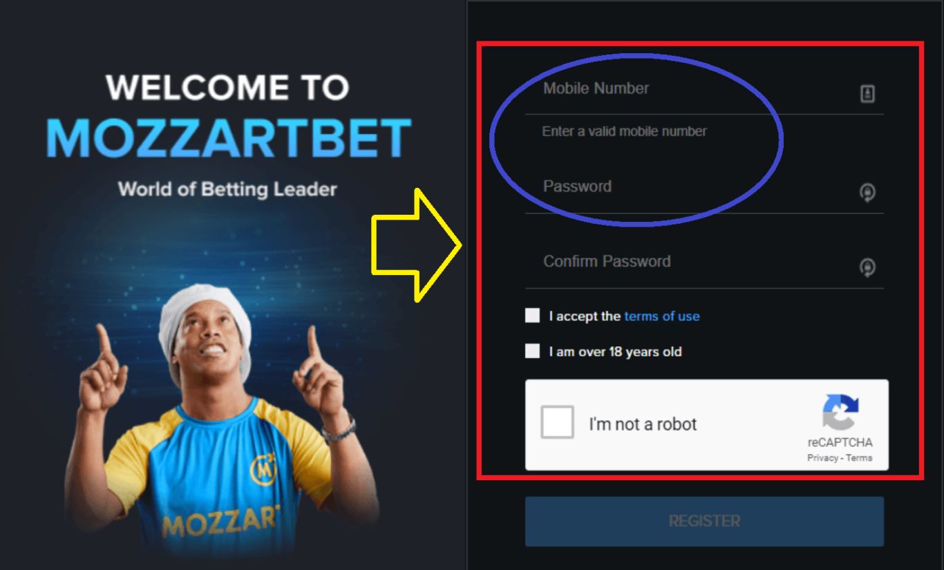 Mozzart bet login registration via SMS